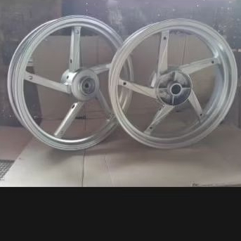 Velg pelek racing depan belakang motor Suzuki Thunder ring 17 tapak lebar