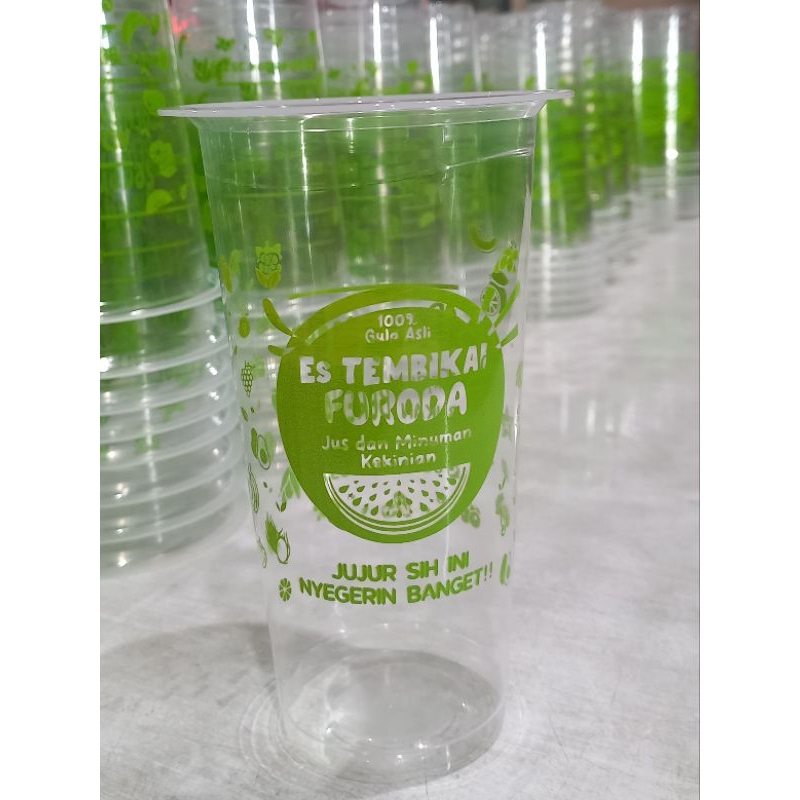 Cup sablon 18oz SLIM Merk Go Cup