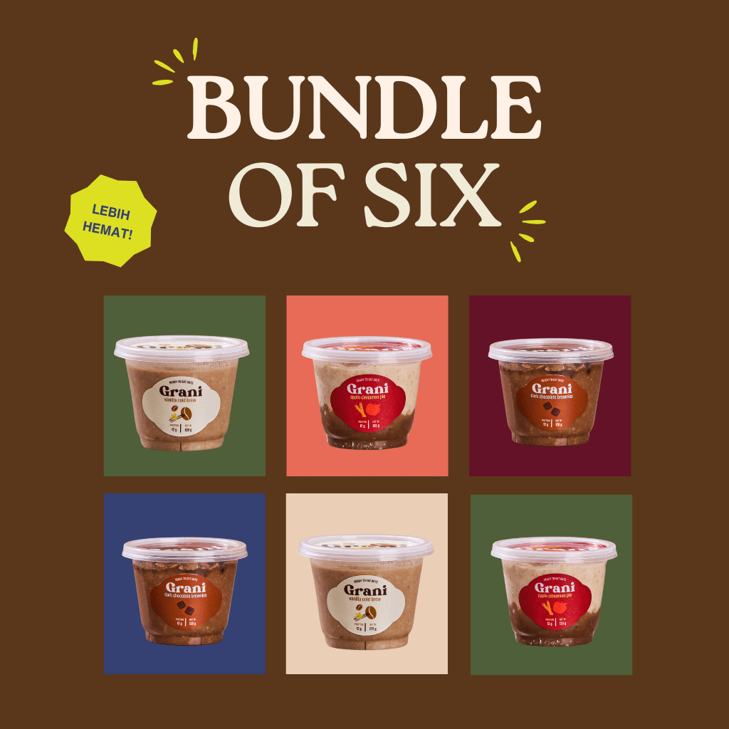 

GRANI READY TO EAT Protein Oats - Bundle of 6 Flavors