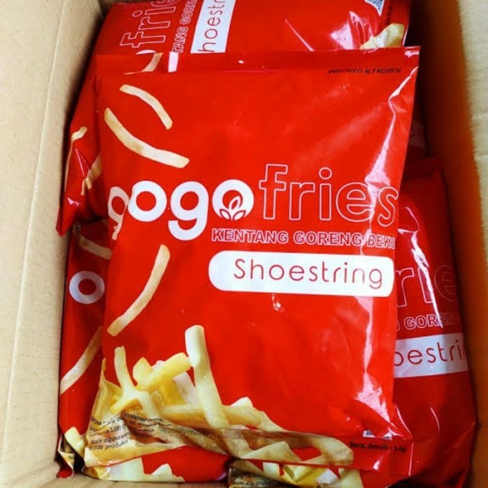 

Gogo Fries Shoestring 1kg / Kentang Goreng Frozen Kentang Beku