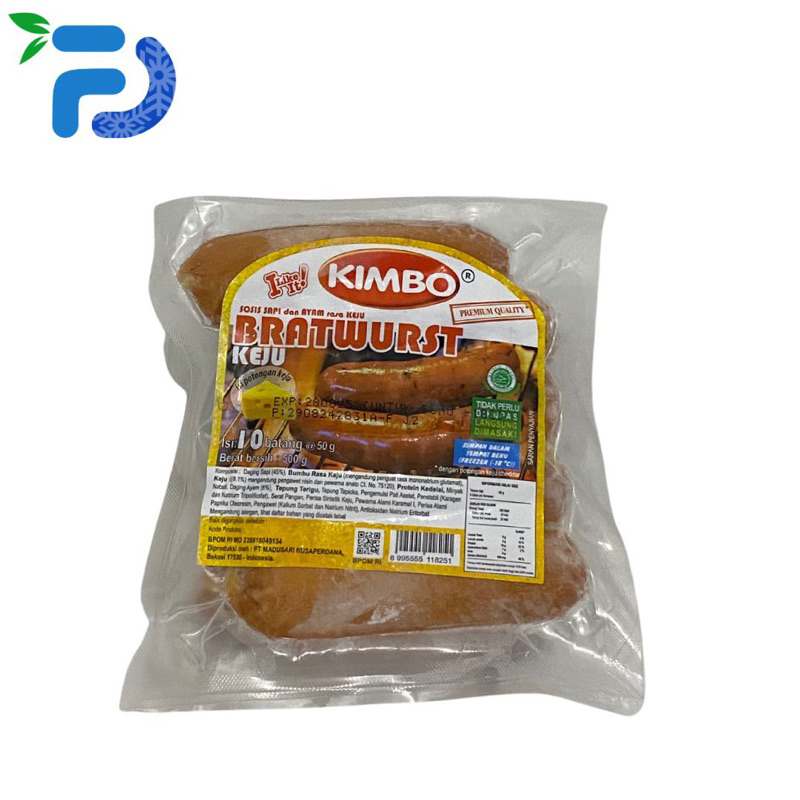 

KIMBO MINI BRATWURST KEJU ISI 10 500GR