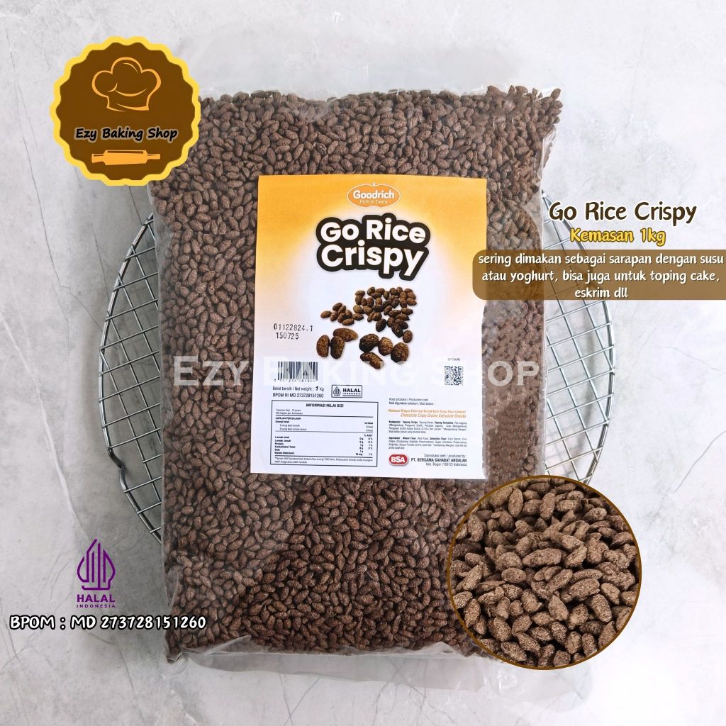 

GoodRich Go Rice Crispy 1kg - Sereal Coklat