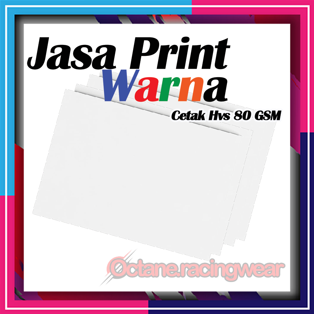 

Print Cetak warna hitam putih A5 A4 Tugas makalah Proposal