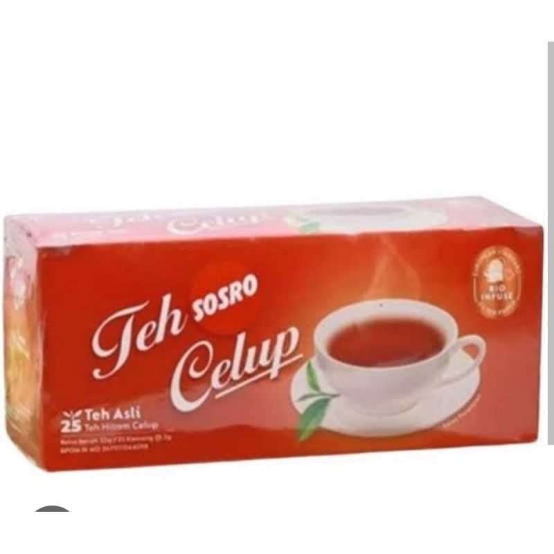 

TEH CELUP SOSRO isi 25 MURAH BANGETTT