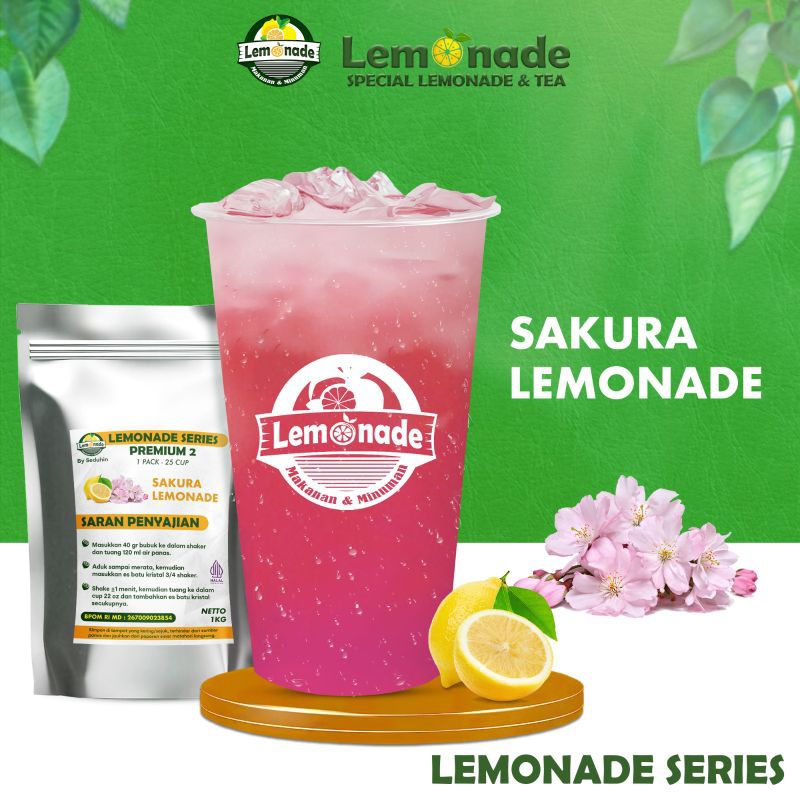 

LEMONADEOFFICIAL - Sakura Lemon 1KG Bubuk Minuman