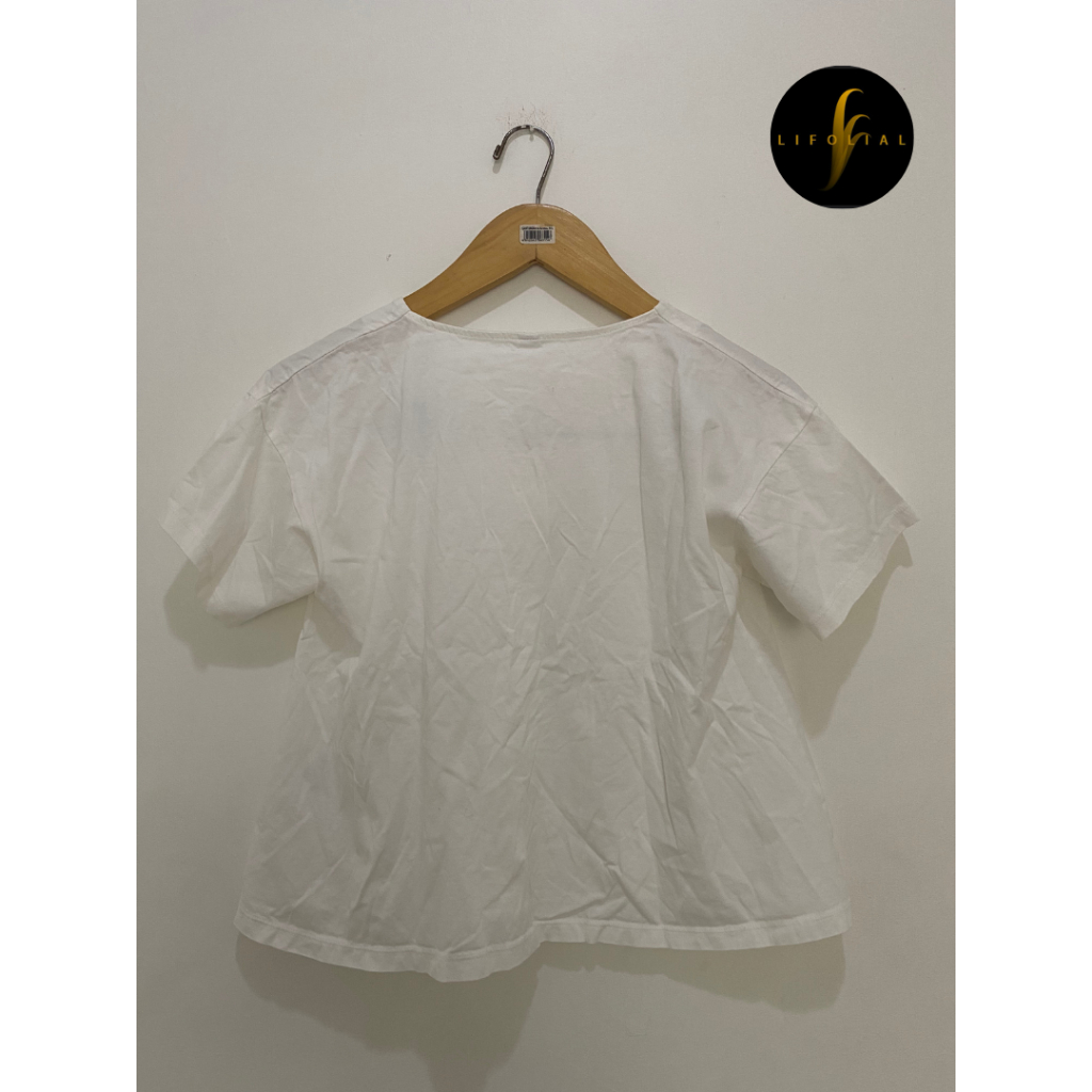 White Blouse - Size S - UNIQLO [SECOND]