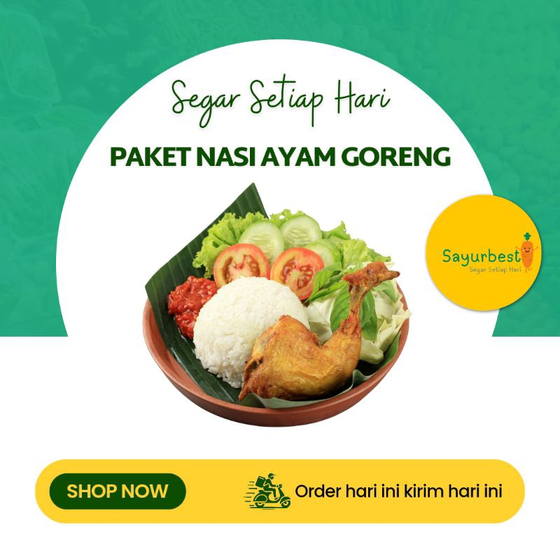 

Paket Nasi Ayam Goreng