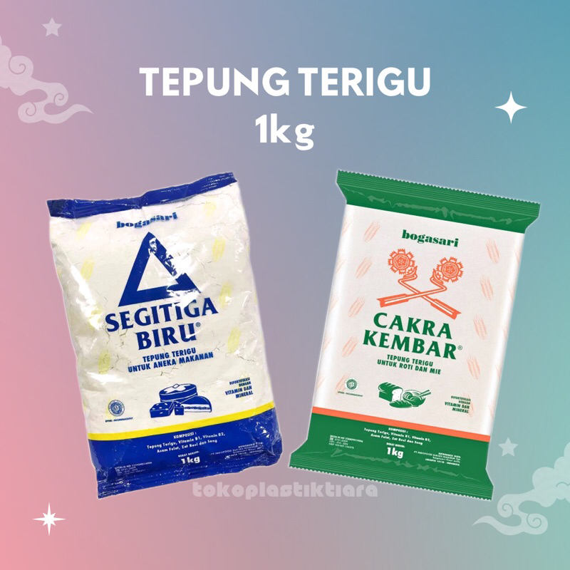 

Tepung Terigu 1kg Segitiga Biru Cakra Kembar