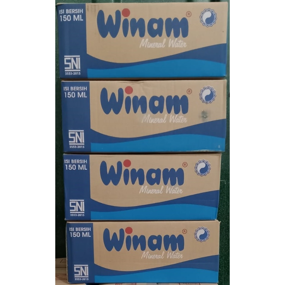 

WINAM AIR MINERAL GELAS 150ML -- 1 DUS ISI 40