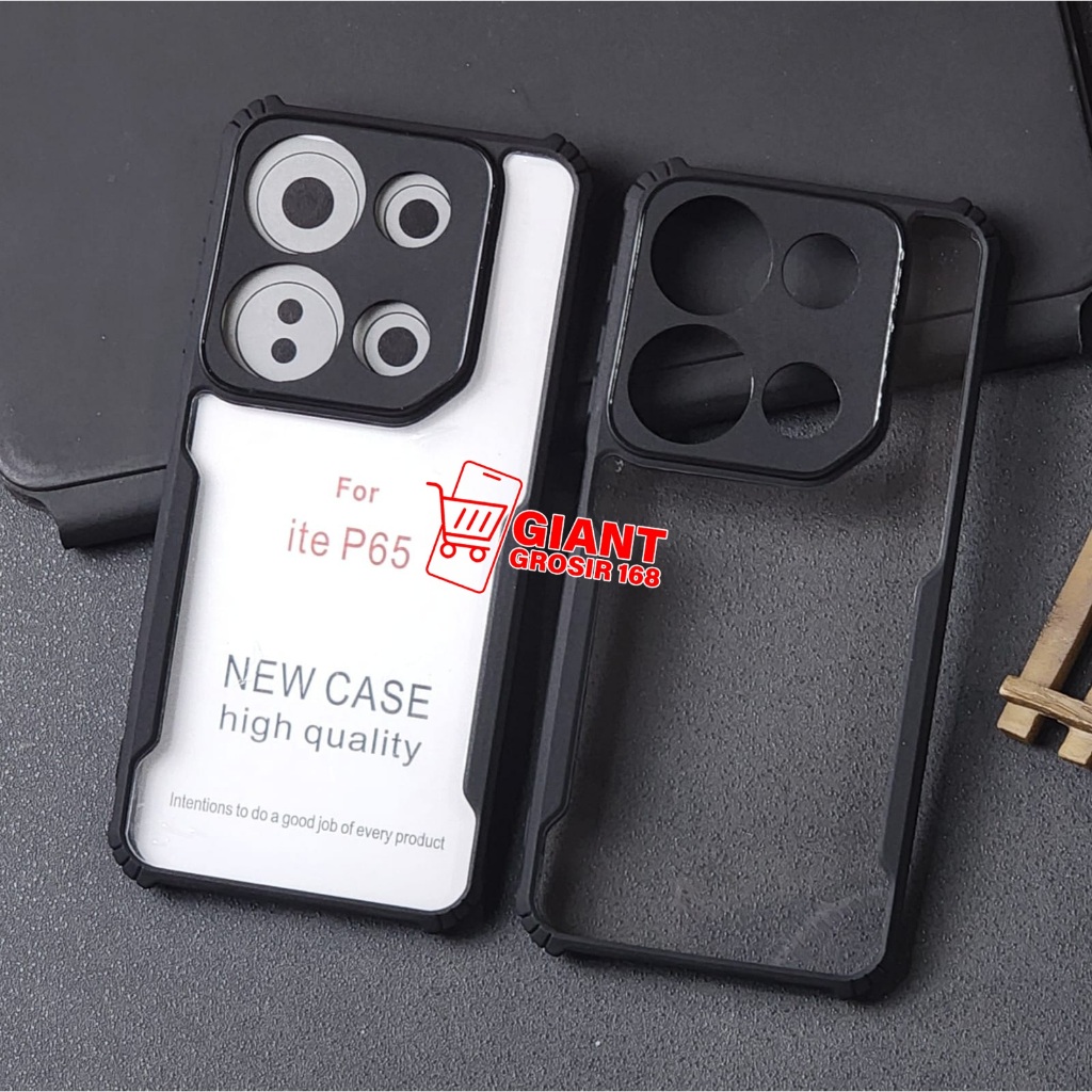 Itel P65 Fusion Case Armor Shockproof Casing hp Itel P65