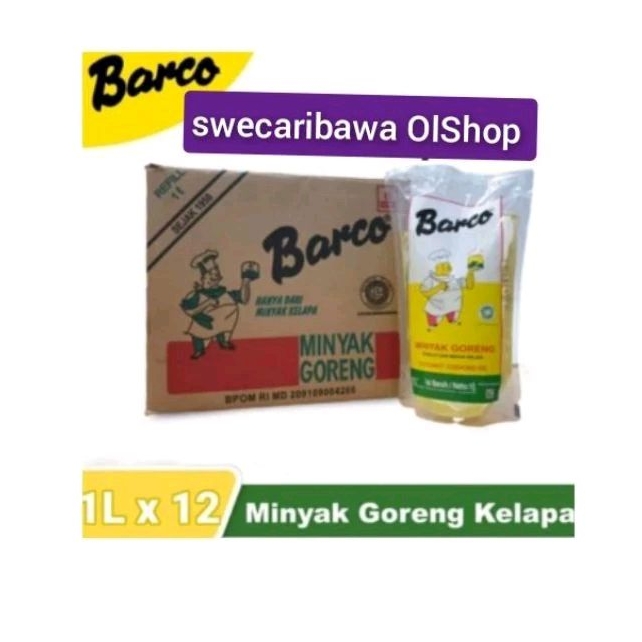 

Barco Minyak Goreng 1 Liter Pouch 1 Dus ( Isi12 x 1L).