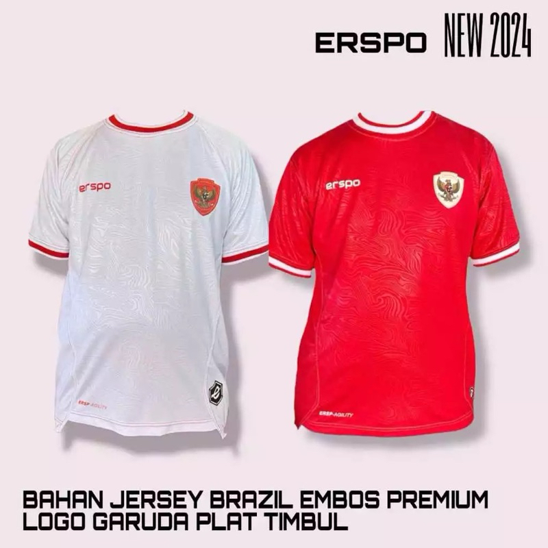 JERSEY TIMNAS INDONESIA 2024 JERSEY GRADE ORI ERSPO 2024 JERSEY TIMNAS INDONESIA Jersey timnas Indon