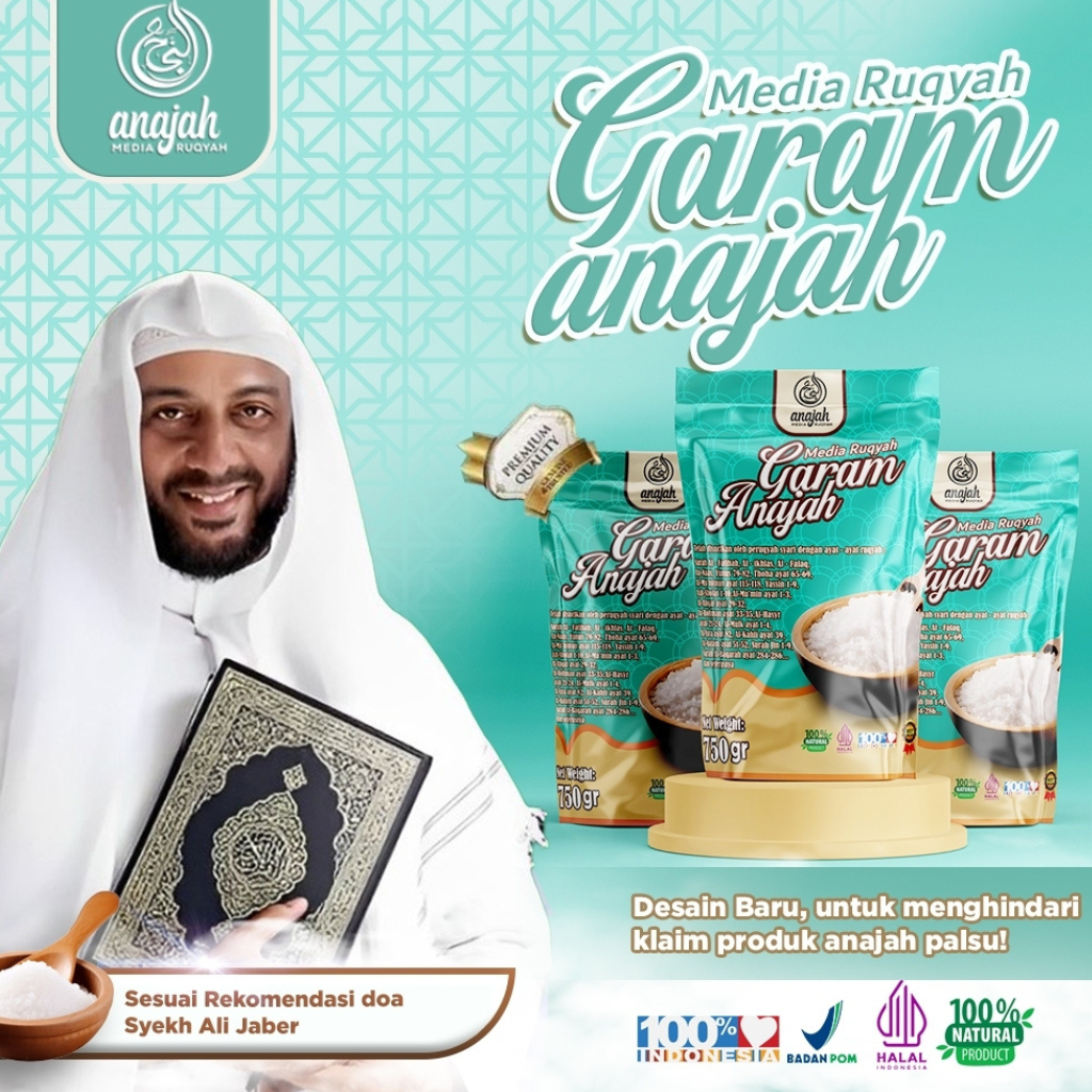

Garam Ruqyah AnNajah 750g Dengan Kualitas Original