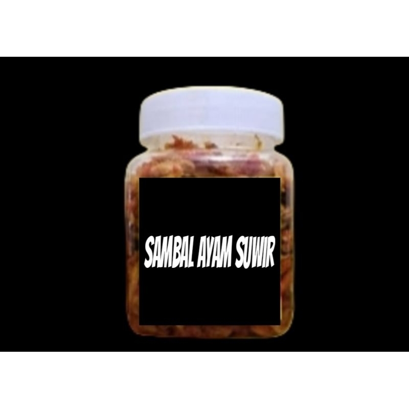 

Sambal Ayam Suwir Kemasan Toples Per 250 Gram