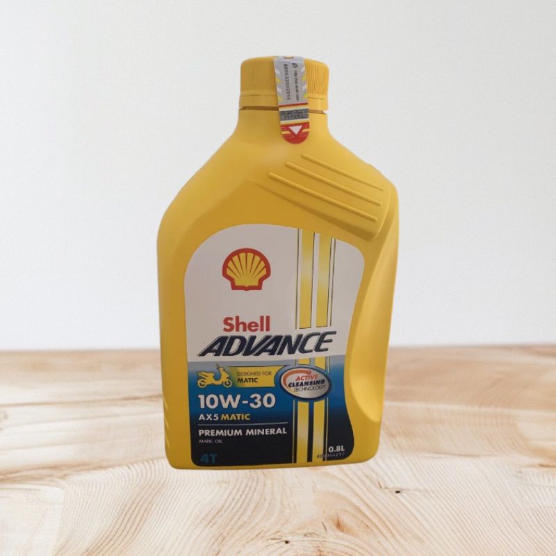 Oli Shell AX5 Matic 0,8L 10w-30 oli honda beat, vario, miom3, nmax lama, pcx lama