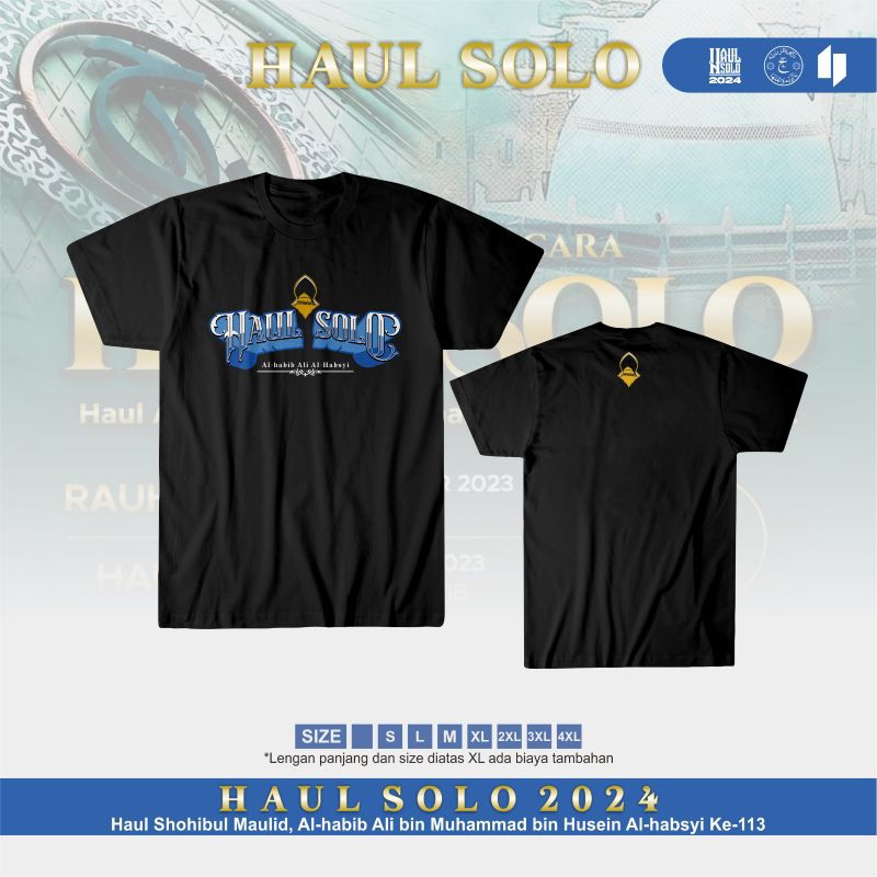 baju kaos haul solo 2024