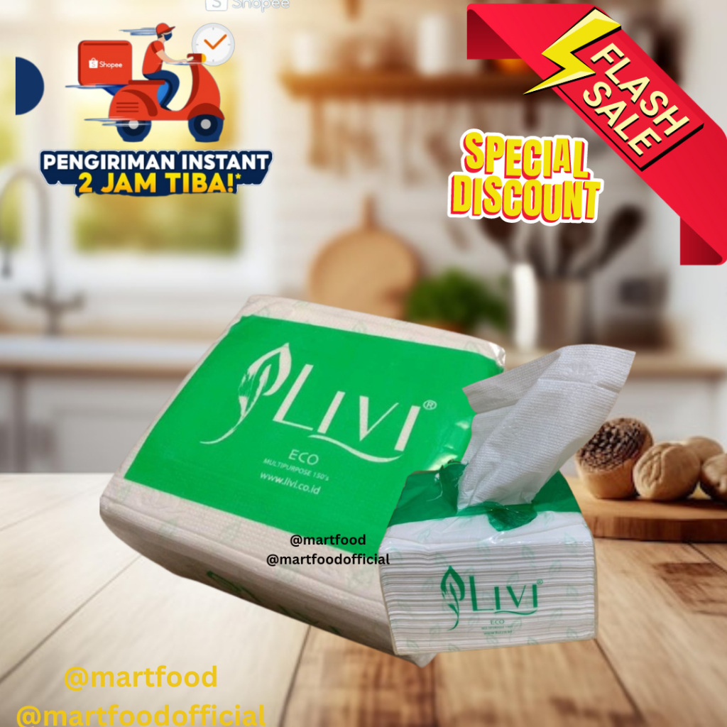 Tissue Livi Eco Multipurpose 150Sheet