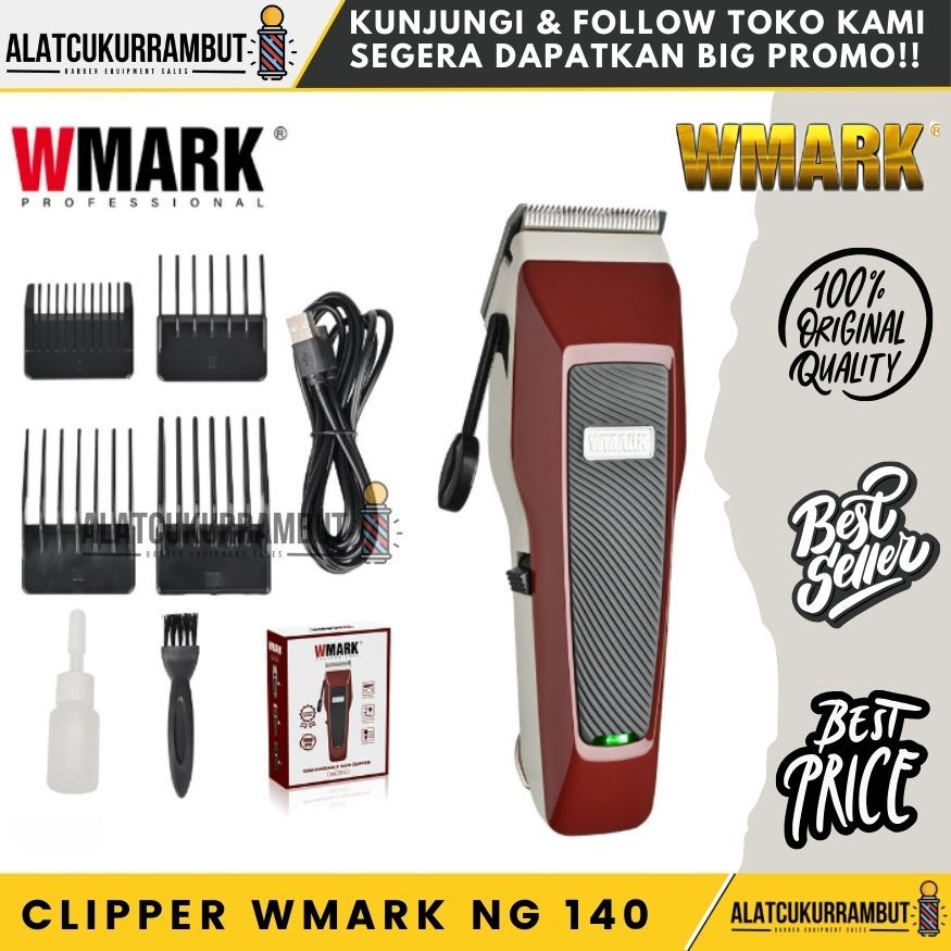 WMARK NG 140 Alat Cukur Mesin Cukur Rambut Hair Clipper WMARK