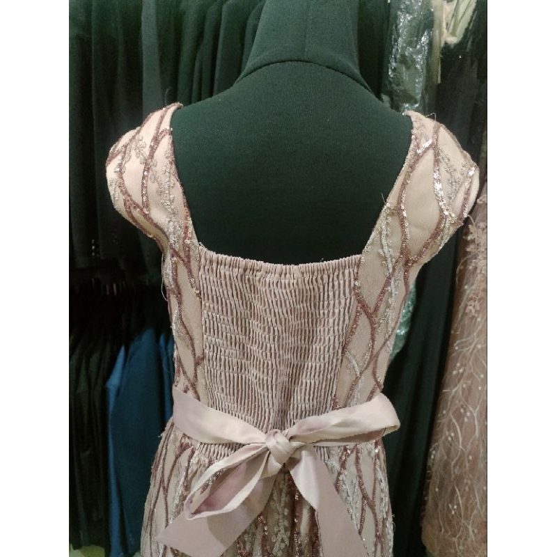 preloved pink dusty sequin