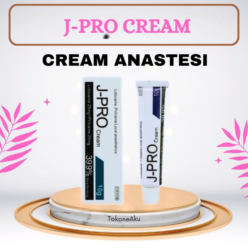 J-PRO ANASTESI KRIM JPRO CREAM KOREA 10gr ORIGINAL SULAM ALIS SULAM BIBIR WAJAH EYELINER ORI COD