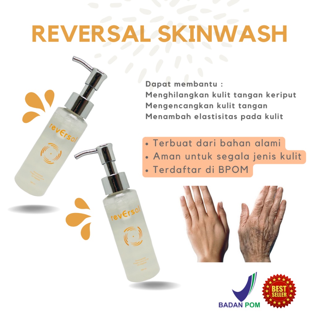 REVERSAL SKIN WASH UNTUK KULIT TANGAN KERIPUT KRIM TANGAN KERIPUT LOTION TANGAN KERIPUT PEMUTIH TANG