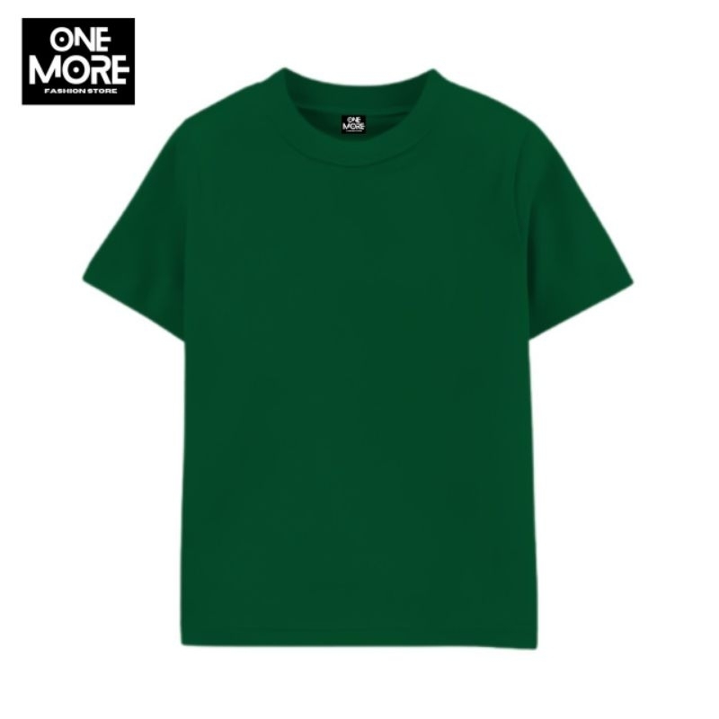KAOS POLOS ANAK WARNA HIJAU BOTOL/KAOS POLOS HIJAU BOTOL/BAJU ANAK POLOS