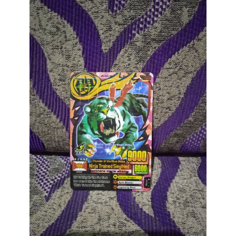 Kartu Animal Kaiser Ninja trained Siegfried