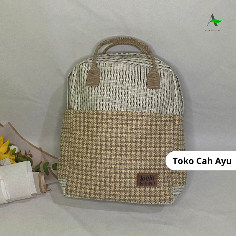 Tas ransel wanita backpack wanita Ransel traveling wanita kain tenun