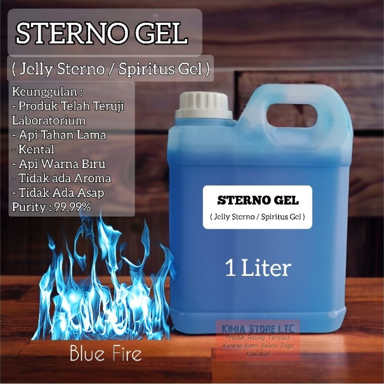 Super Hits Sterno Gel 1 Liter  Isi Ulang Sterno Gel  Jelly Sterno  Spiritus Gel