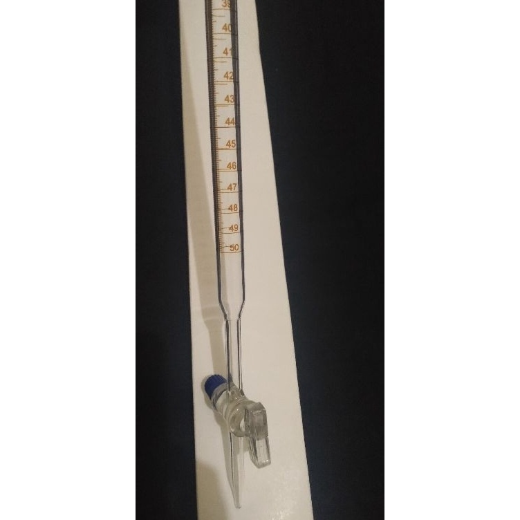 Flash Update  BURET 5 ML KERAN KACA PYREX  Buret 5ml alat ukur kompresi