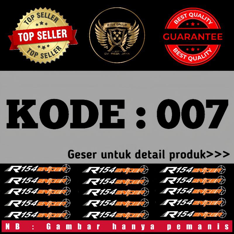 

STIKER HOLOGRAM ANGKA | KODE : 007