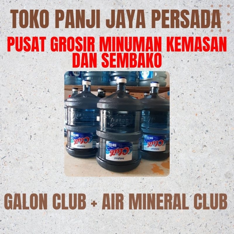 

GALON AIR MINERAL CLUB + REFIL AIR MINERAL CLUB 19L