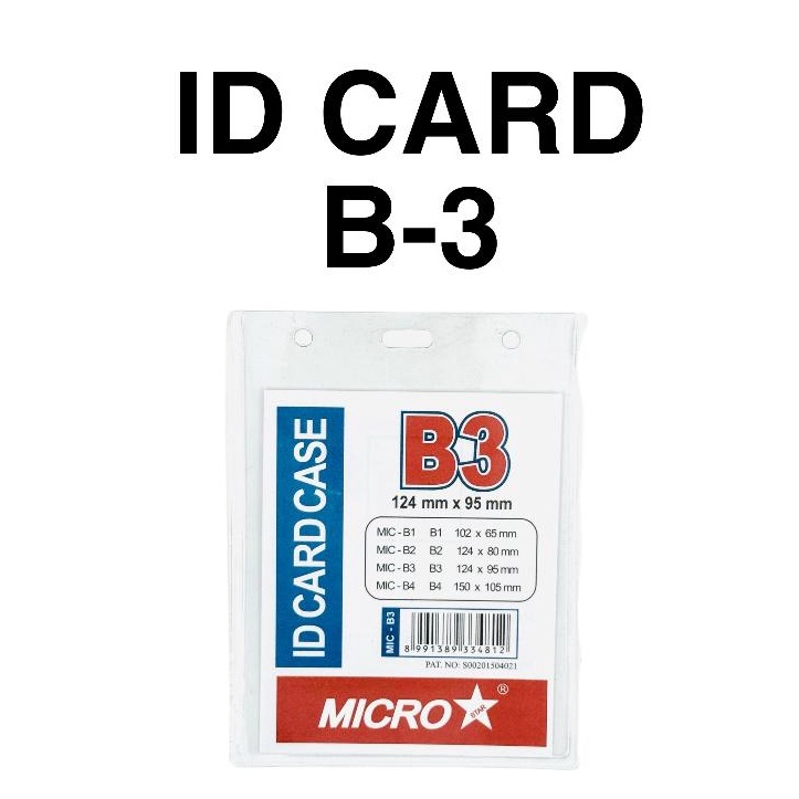 

Dijamin Original DAPAT 2 PCS Plastik Mika Tempat Name Tag ID Card Holder B3 95 x 124 124 x 95 mm Bagus Tebal