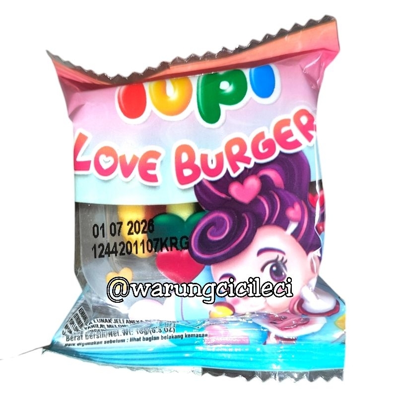 

YUPI LOVE BURGER 10g