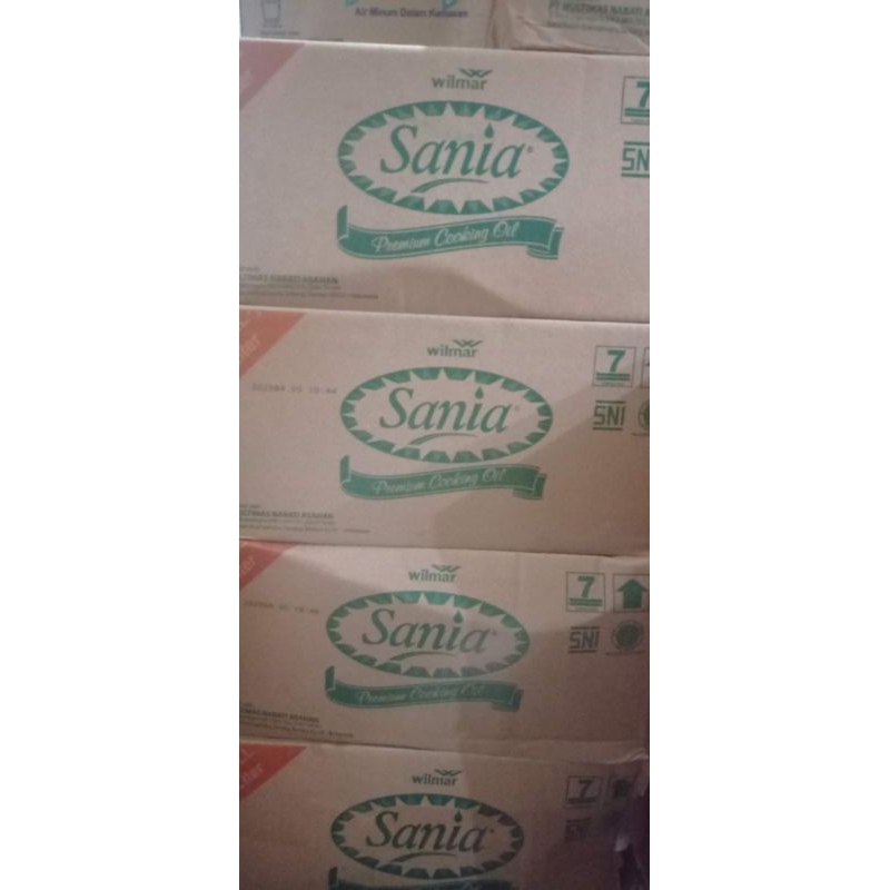 

Minyak goreng Sania 2 liter 1 dus