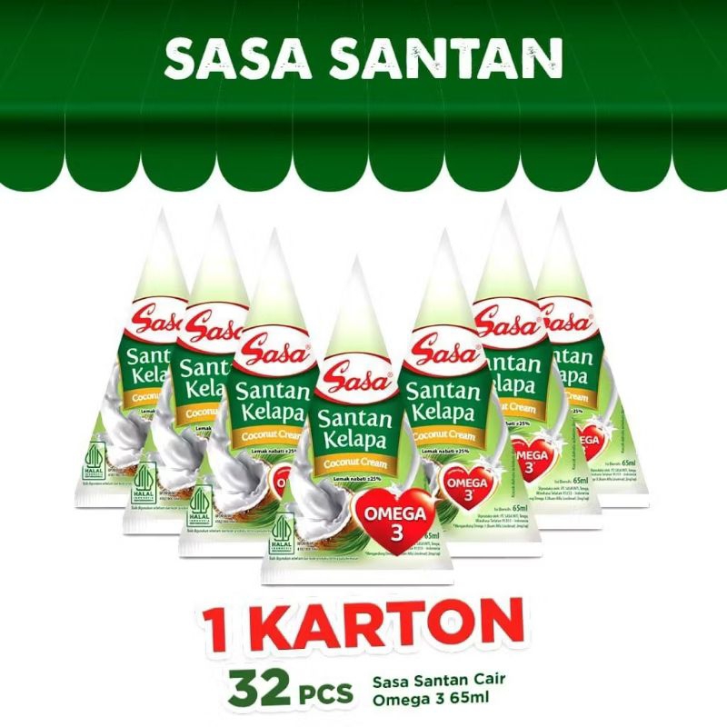 

SASA SANTAN CAIR 65 ML dos 32'S KARTON