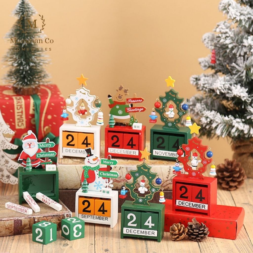 

Christmas Wooden Calender | Kalender Natal Dekorasi Kayu CMH0142