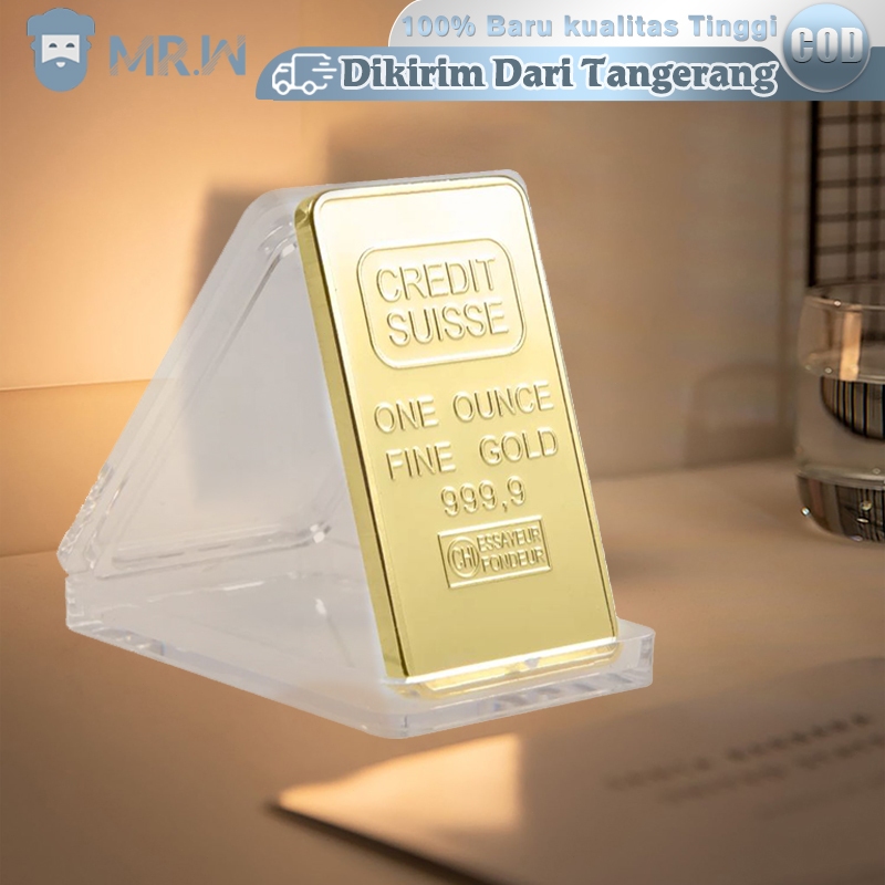 Replika Souvenir Logam Mulia Koin Souvenir Gold Credit Suisse Gold Bar Replica Souvenir Emas