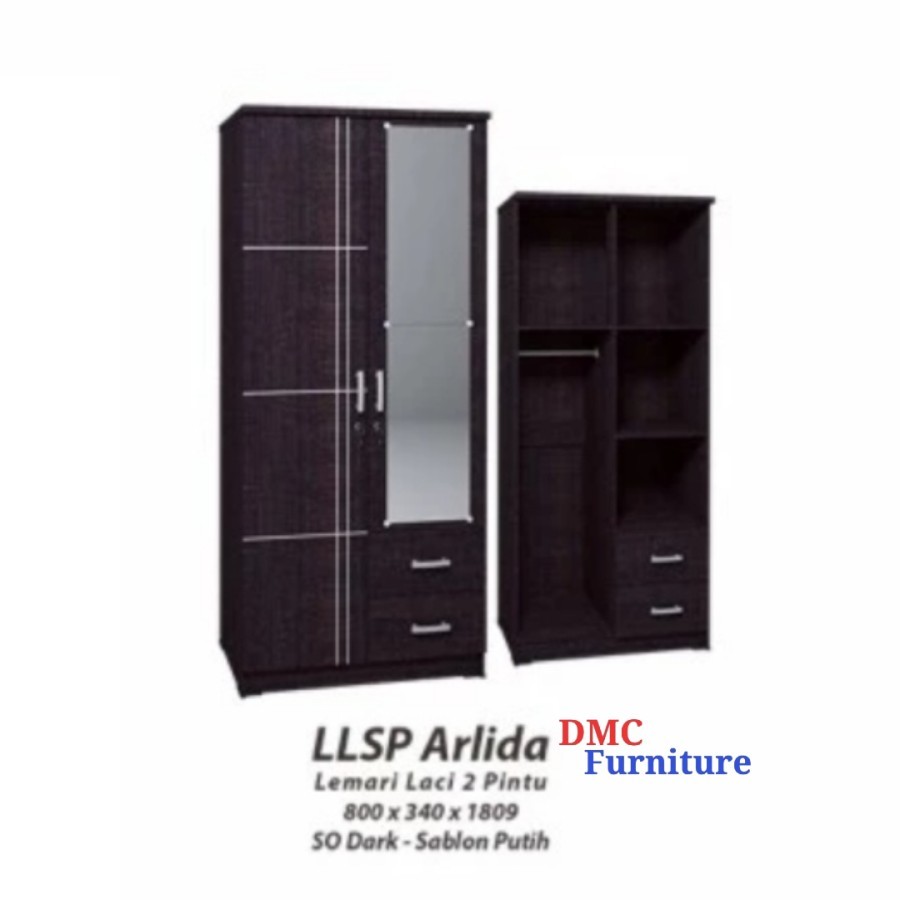 lemari baju 2 pintu lemari 2 pintu kaca minimalis lemari murah