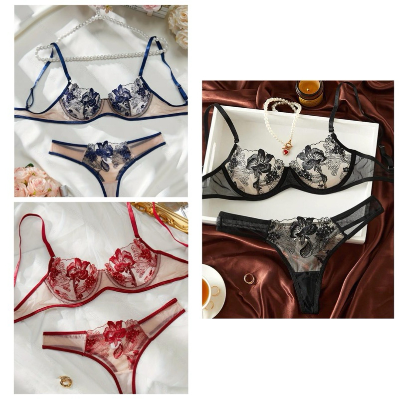 Bra Set Transparant 23033 Braset Bra Premium