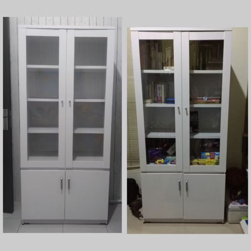 LEMARI HIAS KACA / LEMARI KACA PAJANGAN MINIMALIS