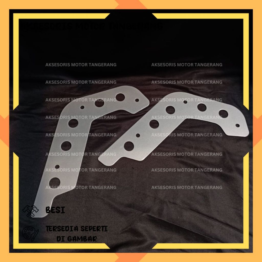 COVER SKIDPLATE KANAN KIRI XSR155 TUTUP PELINDUNG TUTUP SKID PLATE SAMPING MOTOR XSR 155 WARNA SILVE
