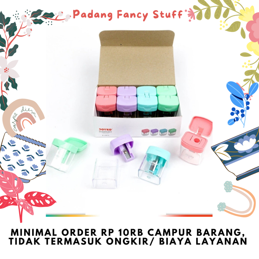 

PFS - Rautan / Serutan Pensil / Pencil Sharpener Pastel Joyko B-23PTL