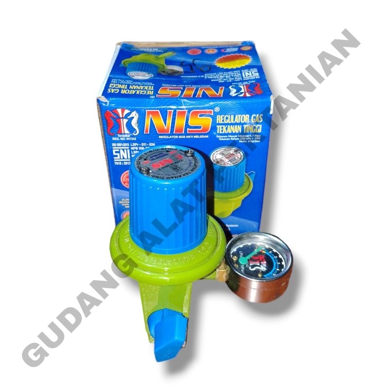 REGULATOR GAS NIS TEKANAN TINGGI ANTI BOCOR