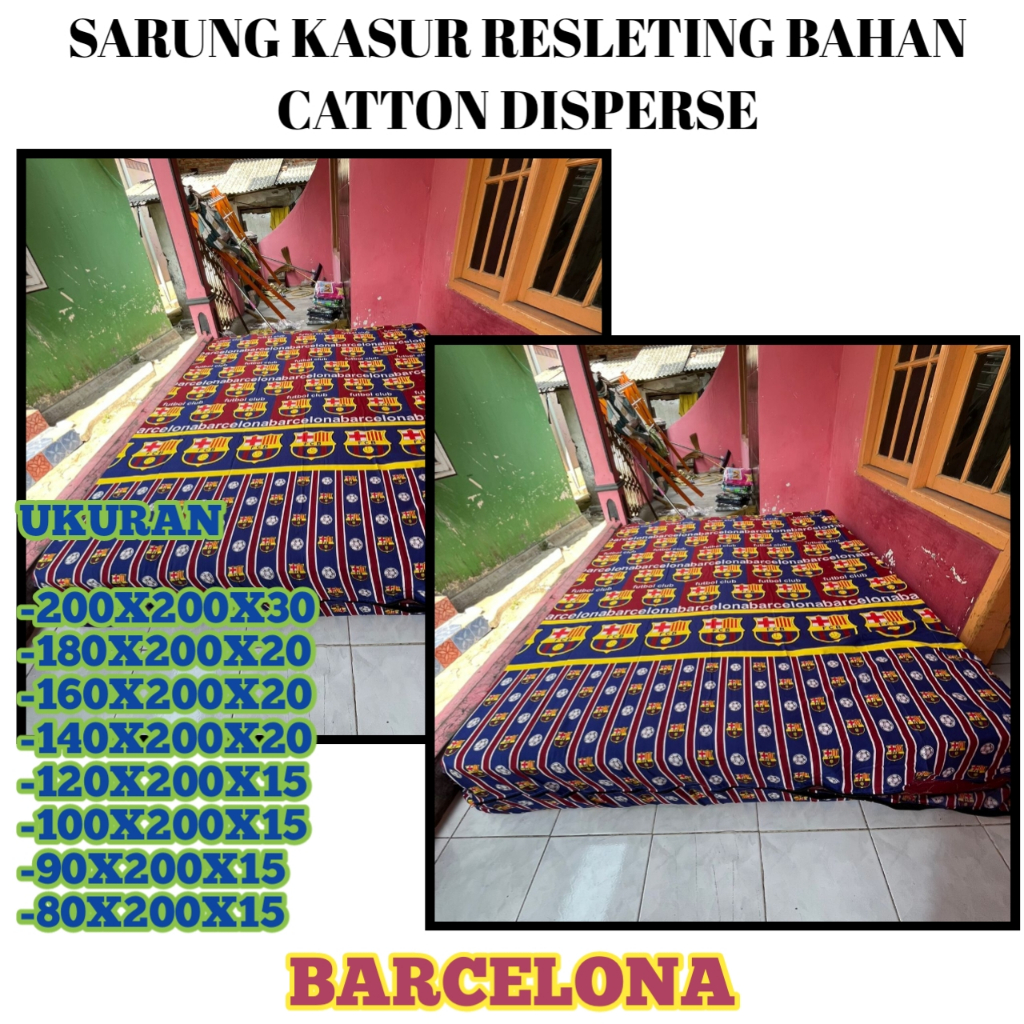 BARCA - SARUNG KASUR RESLETING MOTIF BOLA