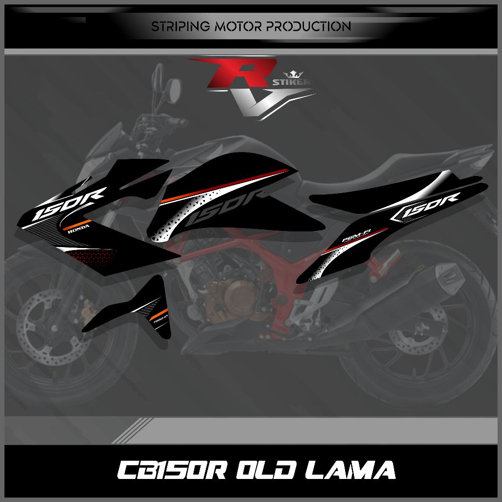 STRIPING CB150R OLD/LAMA STIKER CB150R STREETFIRE V2/STRIPING CB150R STREETFIRE NEW V3 STIKER VARIAS