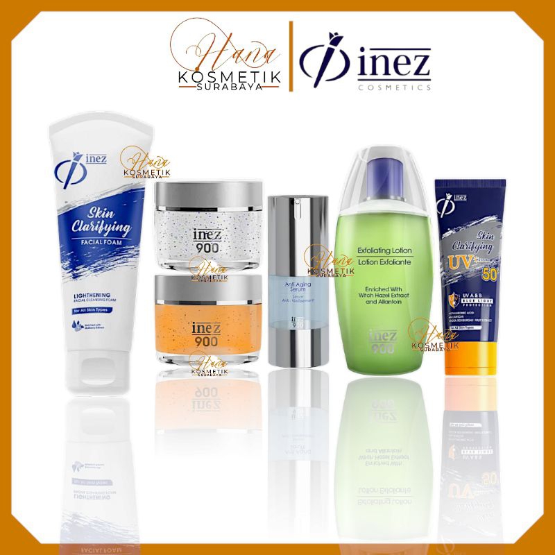 INEZ Paket Anti Aging | Paket Anti Aging Whitening | Paket Dry Skin - Paket Perawatan Anti Penuaan