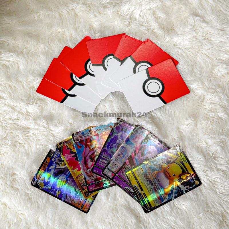 Diskon KARTU POKEMON GO HOLOGRAM ISI 7 PCS NON ORI TAHAN LAMA