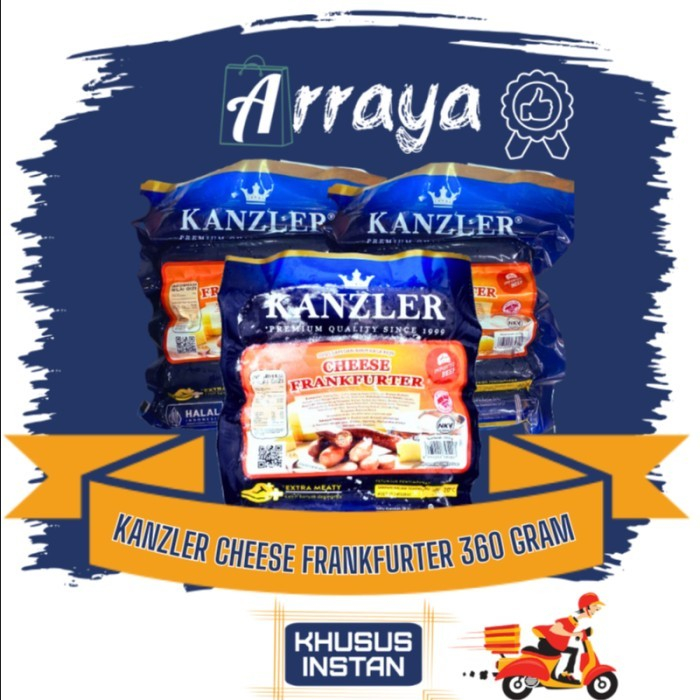 

KANZLER CHEESE FRANKFURTER 360 GR