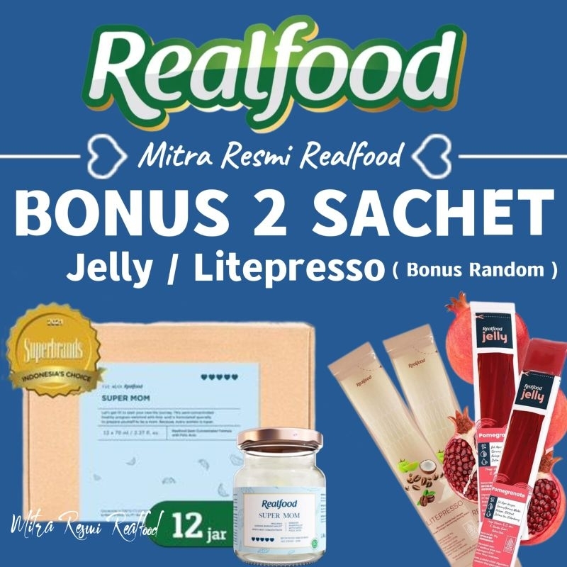 

Realfood Super Mom 12 Jar Promil ( Minuman Sarang Burung Walet ) MRR